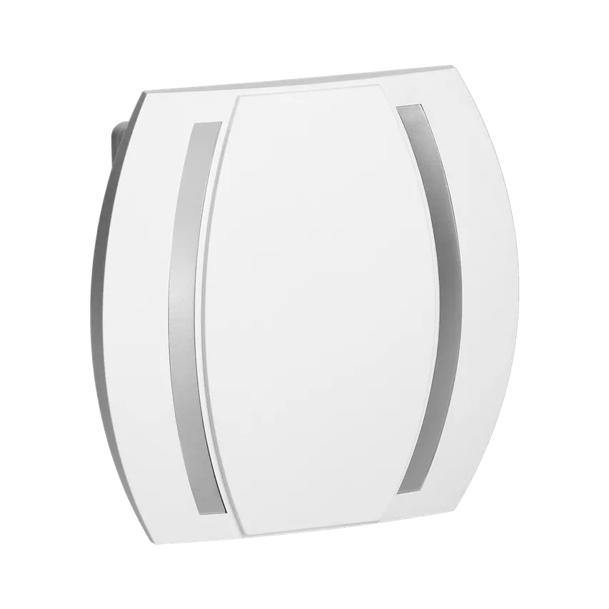 Zweifarbige elektromechanische Klingel KAMELEON 8V, silberweiß