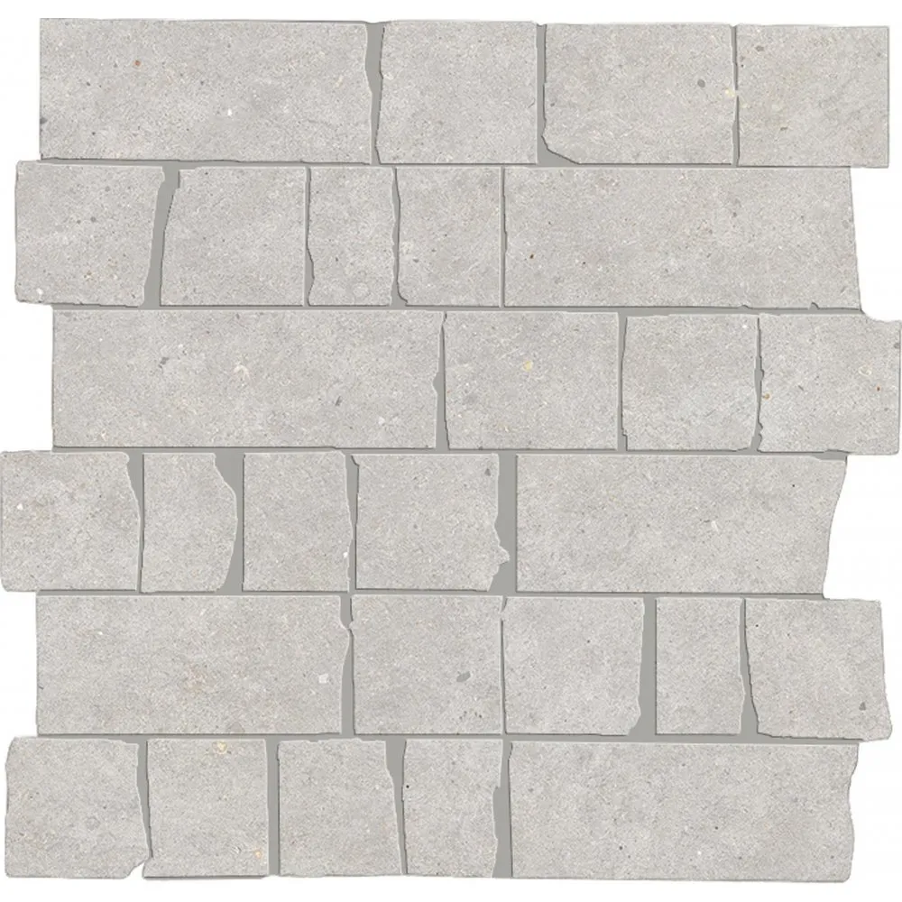 MARAZZI FLIESEN MYSTONE MOON MOSAIK WHITE SPACCATELLA NATURAL 30X30