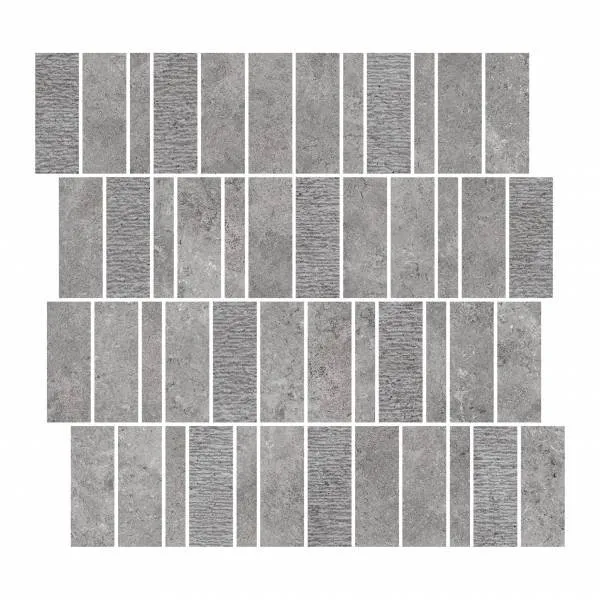 REFIN FLIESEN PEDRA AZUL GREY MOSAIK MIX NATURAL REKTIFIZIERT 30X30