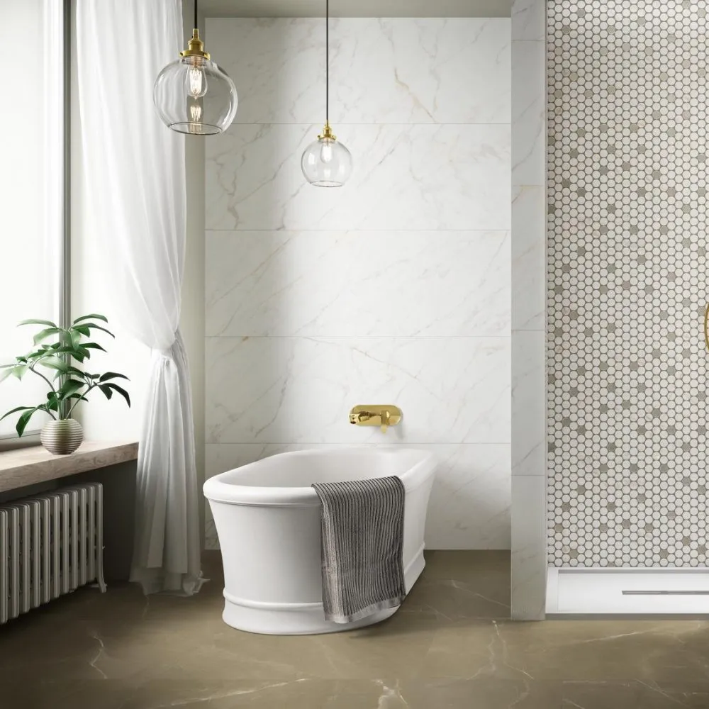 MARAZZI MAGNIFICA FLIESEN CALACATTA GOLD NATURAL REKTIFIZIERT 60X180