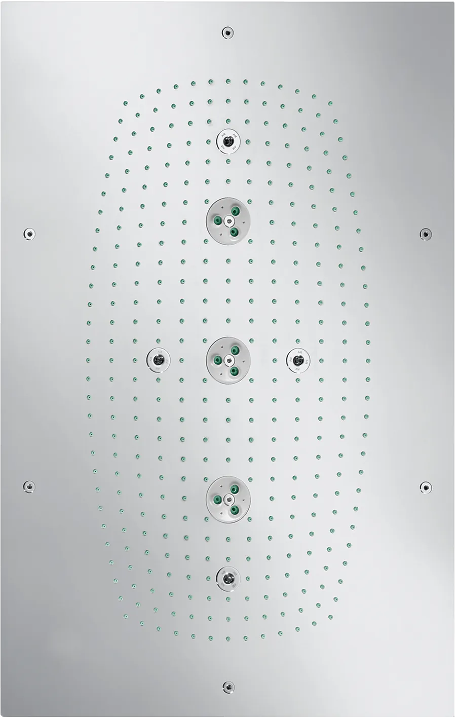 Kopfbrause Rainmaker rechteckig chrom ohne Licht