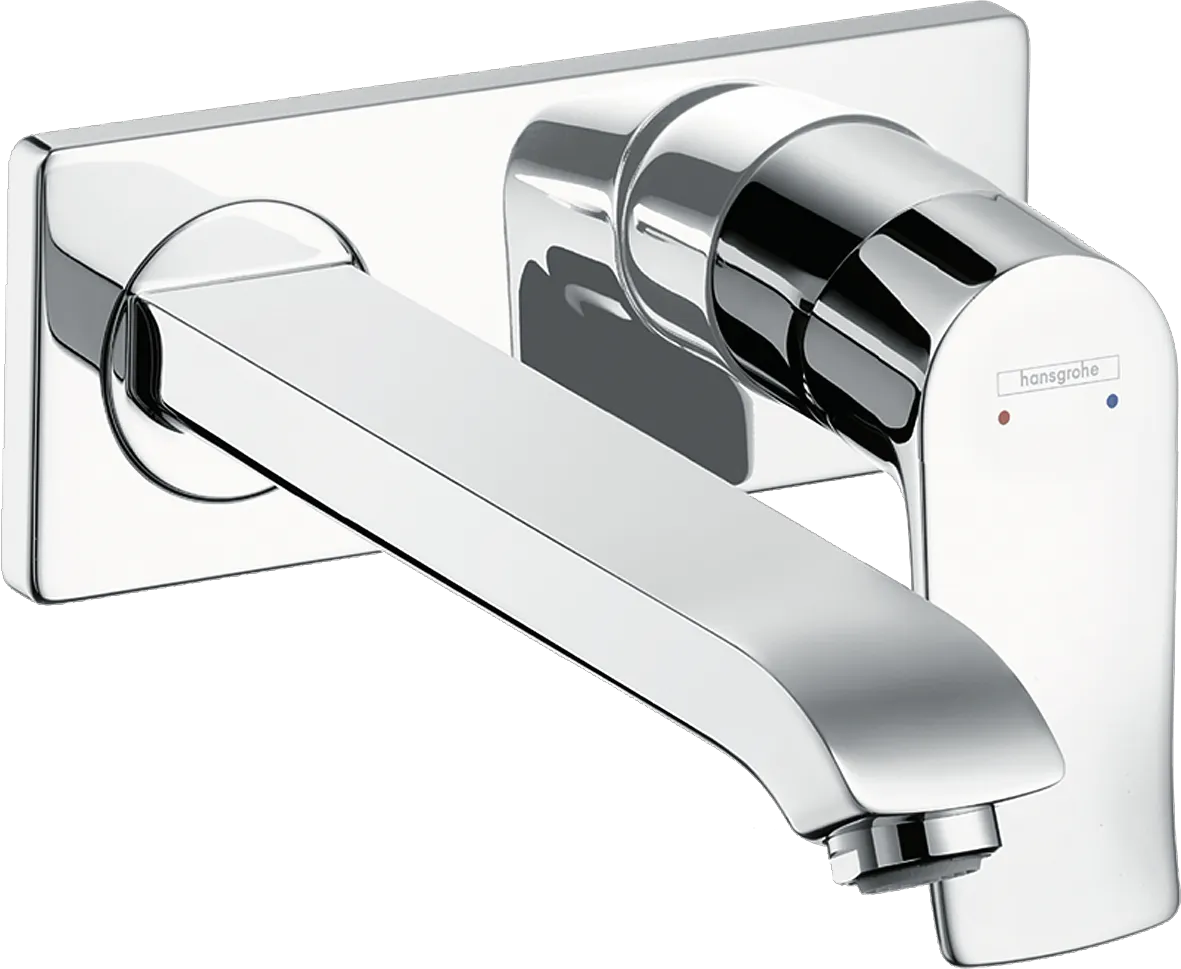 Waschtischmischer Unterputz Metris F-Set langer Auslauf chr.