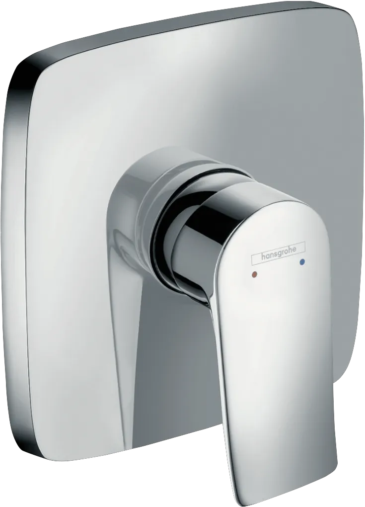 Brausenmischer Unterputz Metris Fertigset eckig chrom