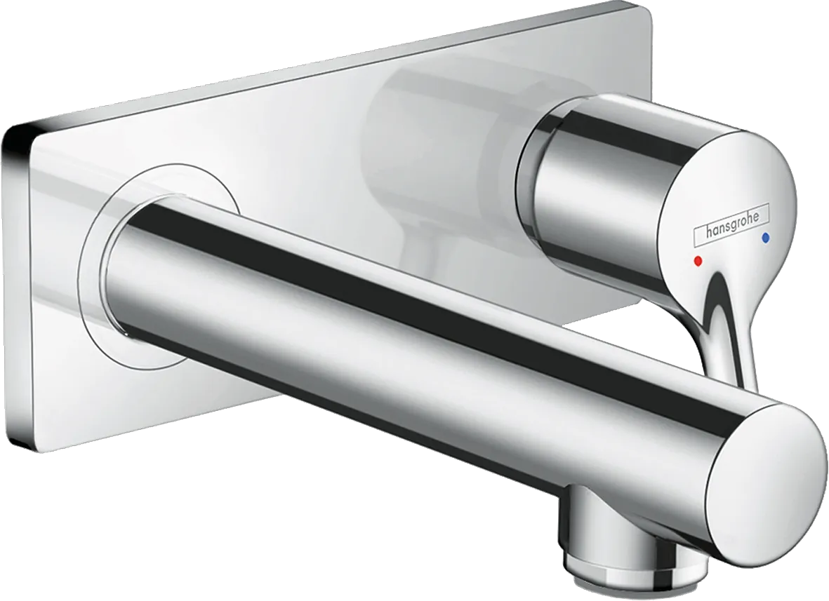 2-Loch Waschtischmischer Unterputz Talis S F-Set chrom kurzer Auslauf