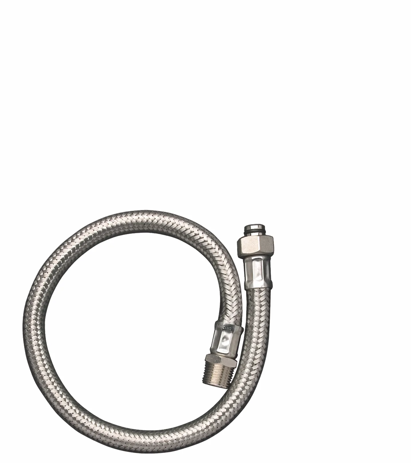 Anschlußschlauch 2-Loch Thermostat chrom f.Wannenrand