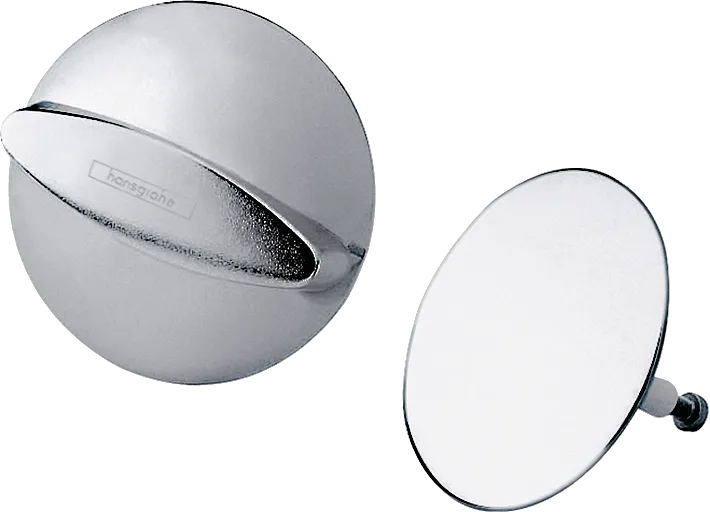 Ab-u.Überlaufgarnitur Flexaplus F-Set (Griff u.Stopfen) chrom