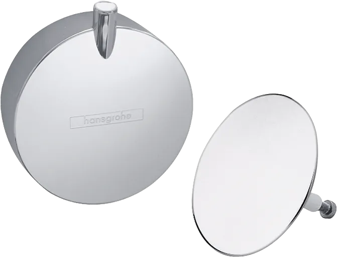 Ab-u.Überlaufgarnitur Flexaplus S F-Set (Griff u.Stopfen) chrom