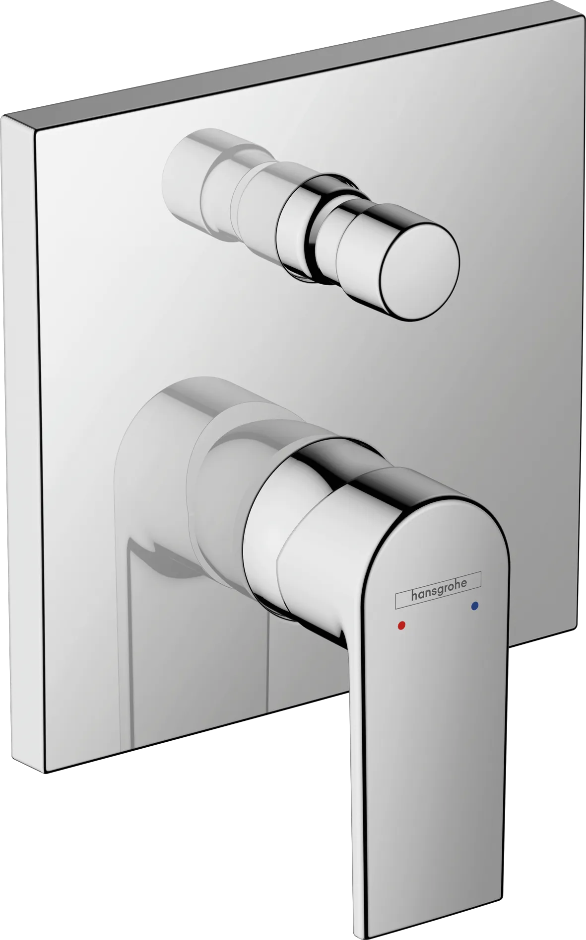 Wannenmischer Unterputz Vernis Shape Fertigset chrom