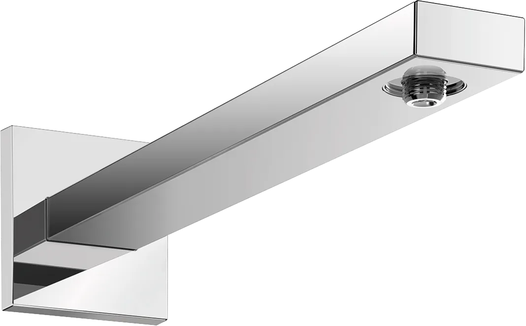 Brausearm Square 389 mm chrom