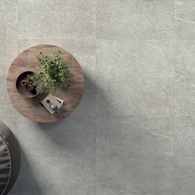 CASTELVETRO FLIESEN PIETRA ANTICA GREY NATURAL REKTIFIZIERT 60X60