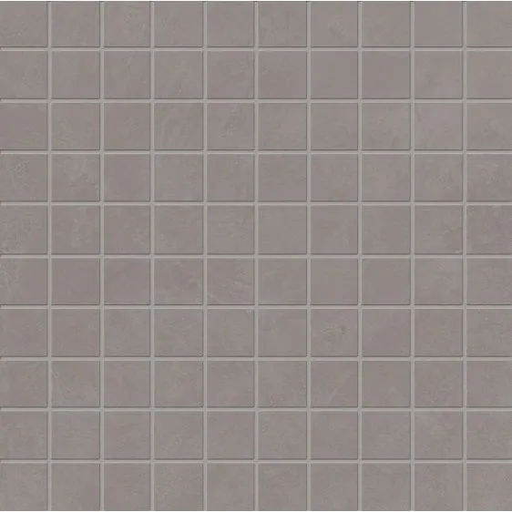 EMILCERAMICA TOTALOOK MOSAICO 3X3 GRIGIO NATURAL 30X30