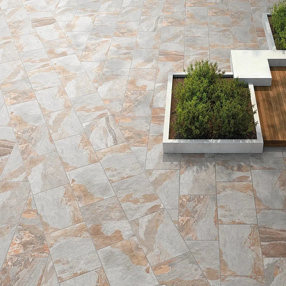 KEOPE FLIESEN MIDLAKE ARDESIA STRUKTURIERT R11 REKTIFIZIERT 60X90