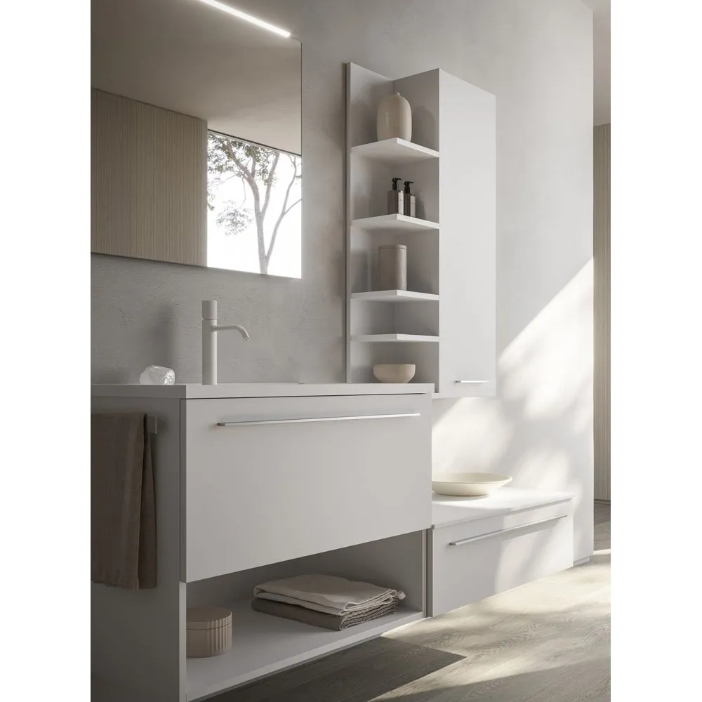 ARBI SKY 18 WANDHÄNGENDER UNTERSCHRANK, WASCHBECKEN, OBERSCHRANK, SPIEGEL