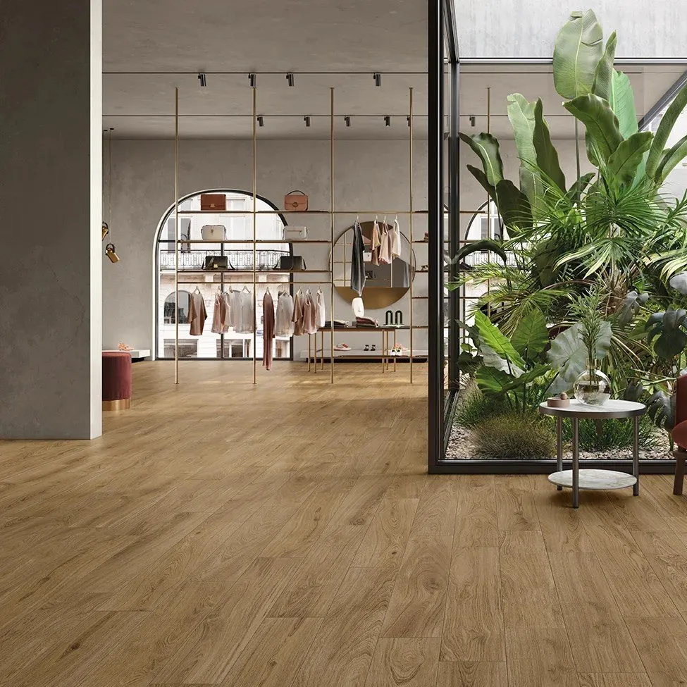 KEOPE FLIESEN LINEO WALNUT NATURAL R9 REKTIFIZIERT 20X120