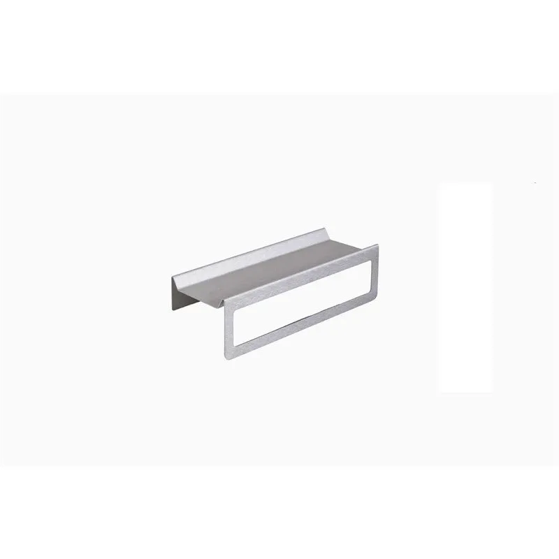 STILHAUS MILANO HANDTUCHHALTER MIT ABLAGE IN EDELSTAHL SATINIERT 30CM