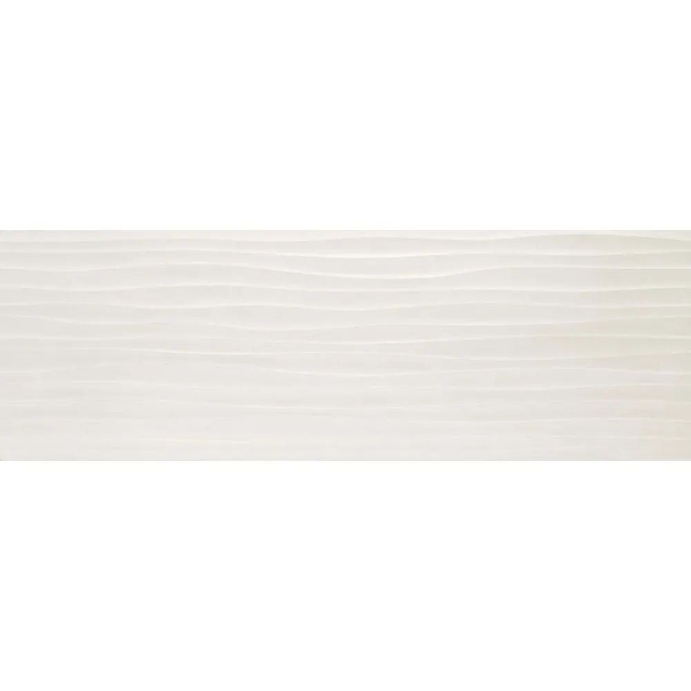MARAZZI FLIESEN MATERIKA STRUTTURA WAVE 3D OFF WHITE REKTIFIZIERT 40X120
