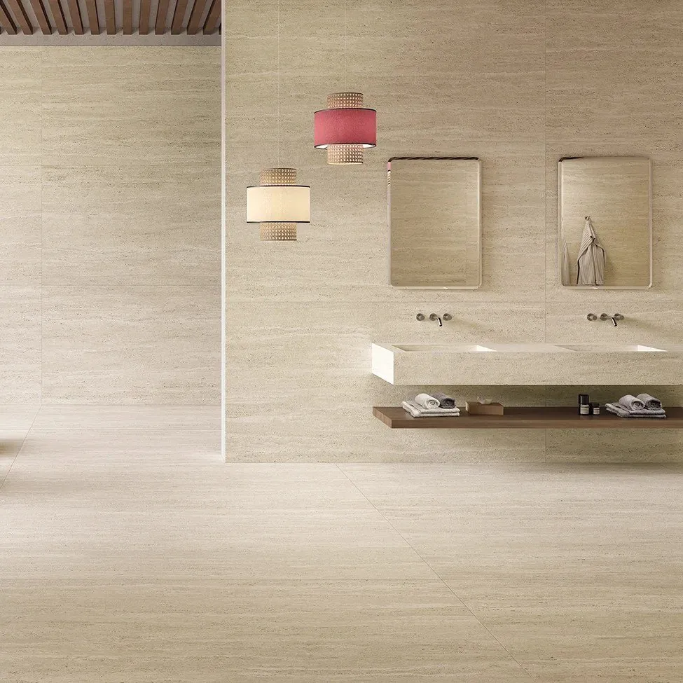 KEOPE FLIESEN OMNIA TIVOLI IVORY SPAZZOLATO R10 REKTIFIZIERT 40X80