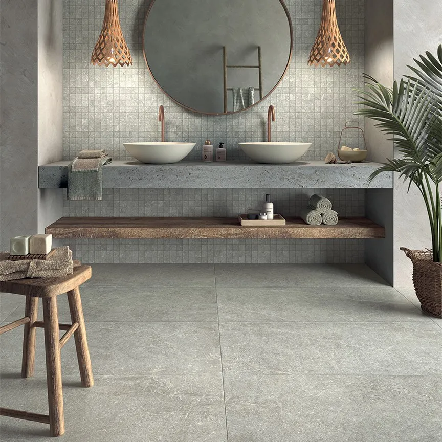 CASTELVETRO FLIESEN PIETRA ANTICA GREY NATURAL REKTIFIZIERT 30X60