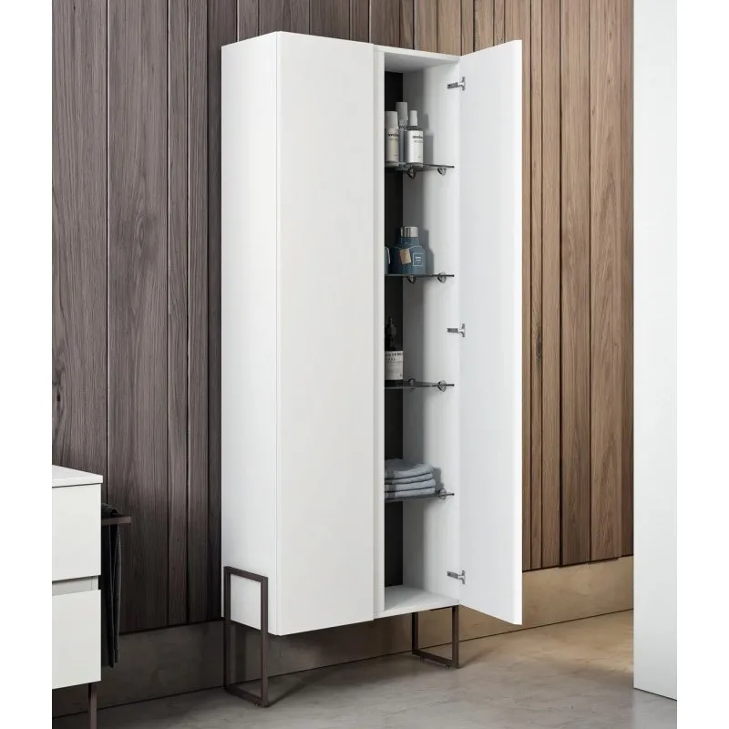 ELEMENTI METALLICI SÄULE WEISS MATT 2 TÜREN