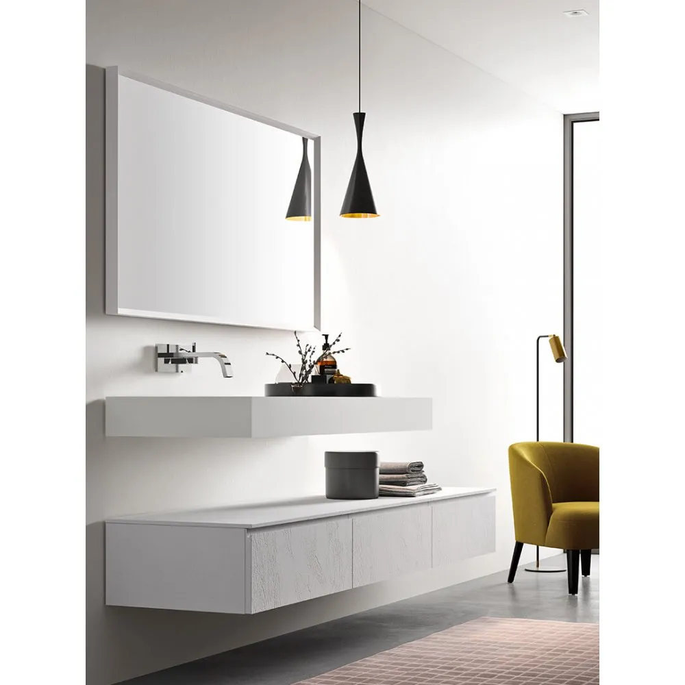 ARTESI PETRA PT57 HÄNGEKASTEN MIT 3 SCHUBLADEN UND SPIEGEL