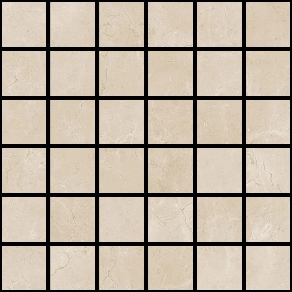 EMILCERAMICA TELE DI MARMO RELOADED MOSAIK 5X5 MARFIL ORDONEZ LAPPATO 30X30