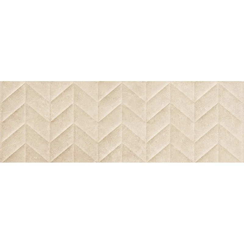 MARAZZI FLIESEN DOVER STRUTTURA SPIKE 3D BEIGE NATURAL REKTIFIZIERT 30X90