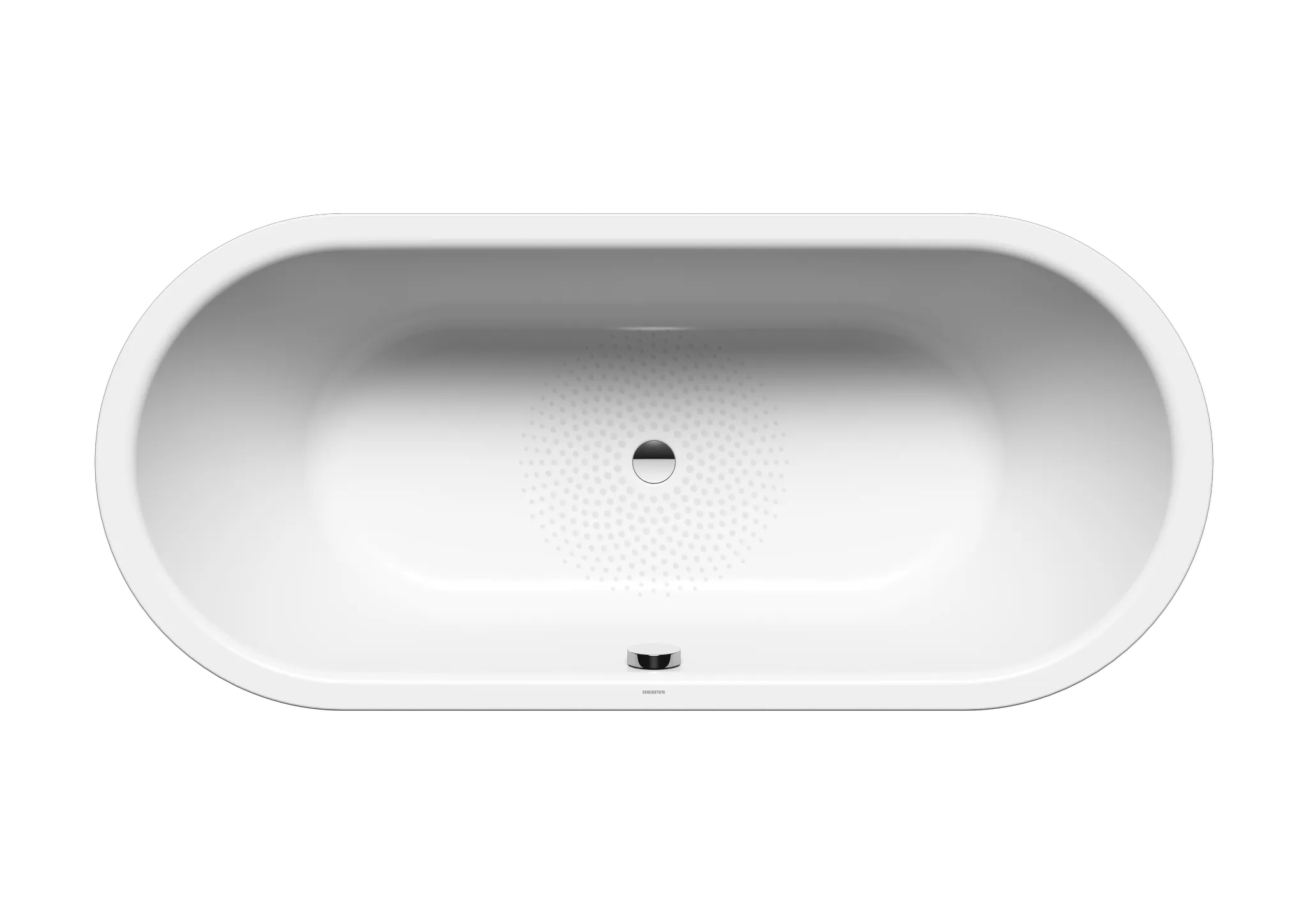 Kaldewei Badewanne „Meisterstück Classic Duo Oval“ vormontiert freistehend oval 170 × 75 cm