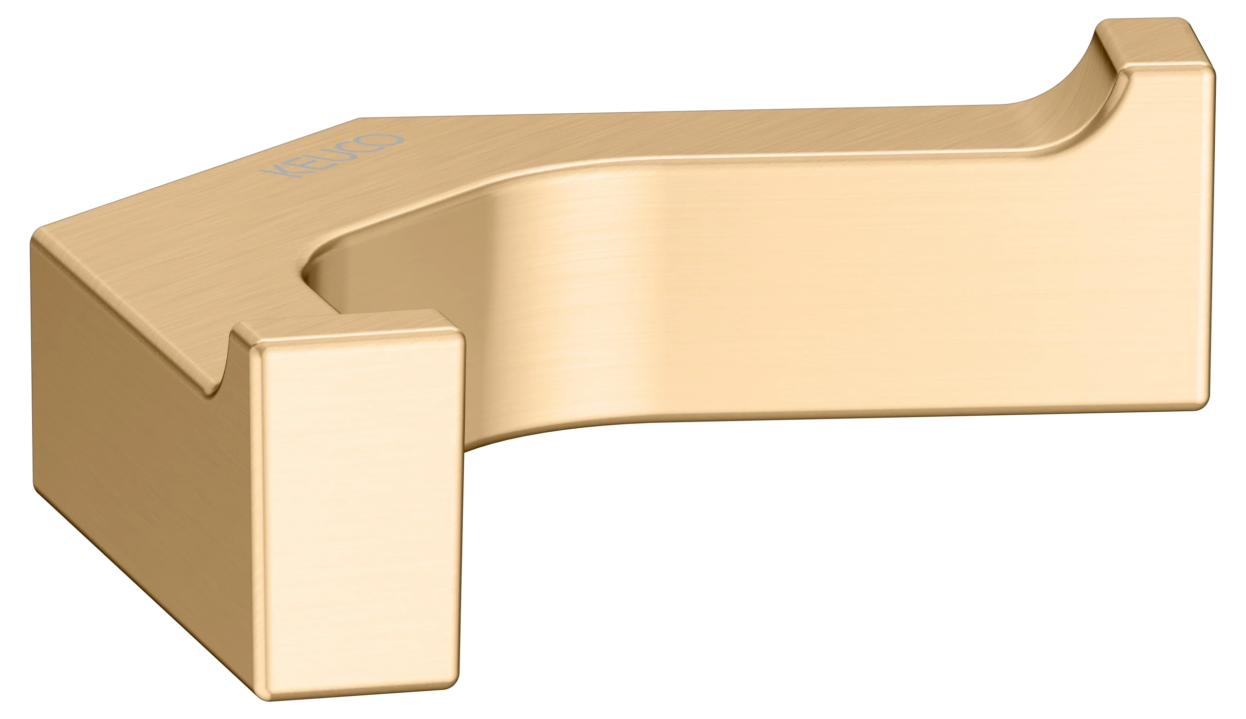 Edition 11 Handtuchhaken doppelt Messing gebürstet