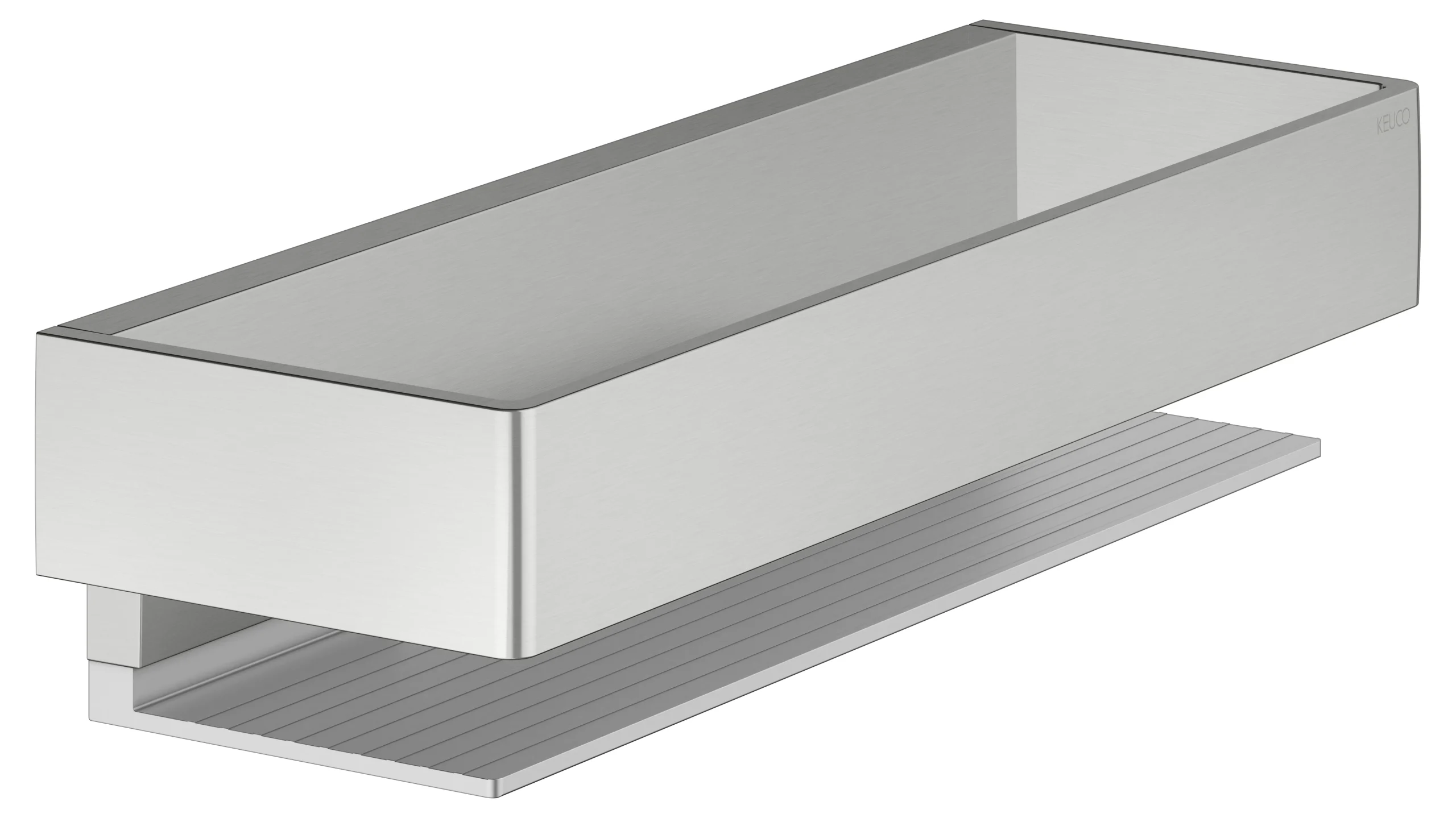 Edition 11 Duschkorb Edelstahl-finish / Alu