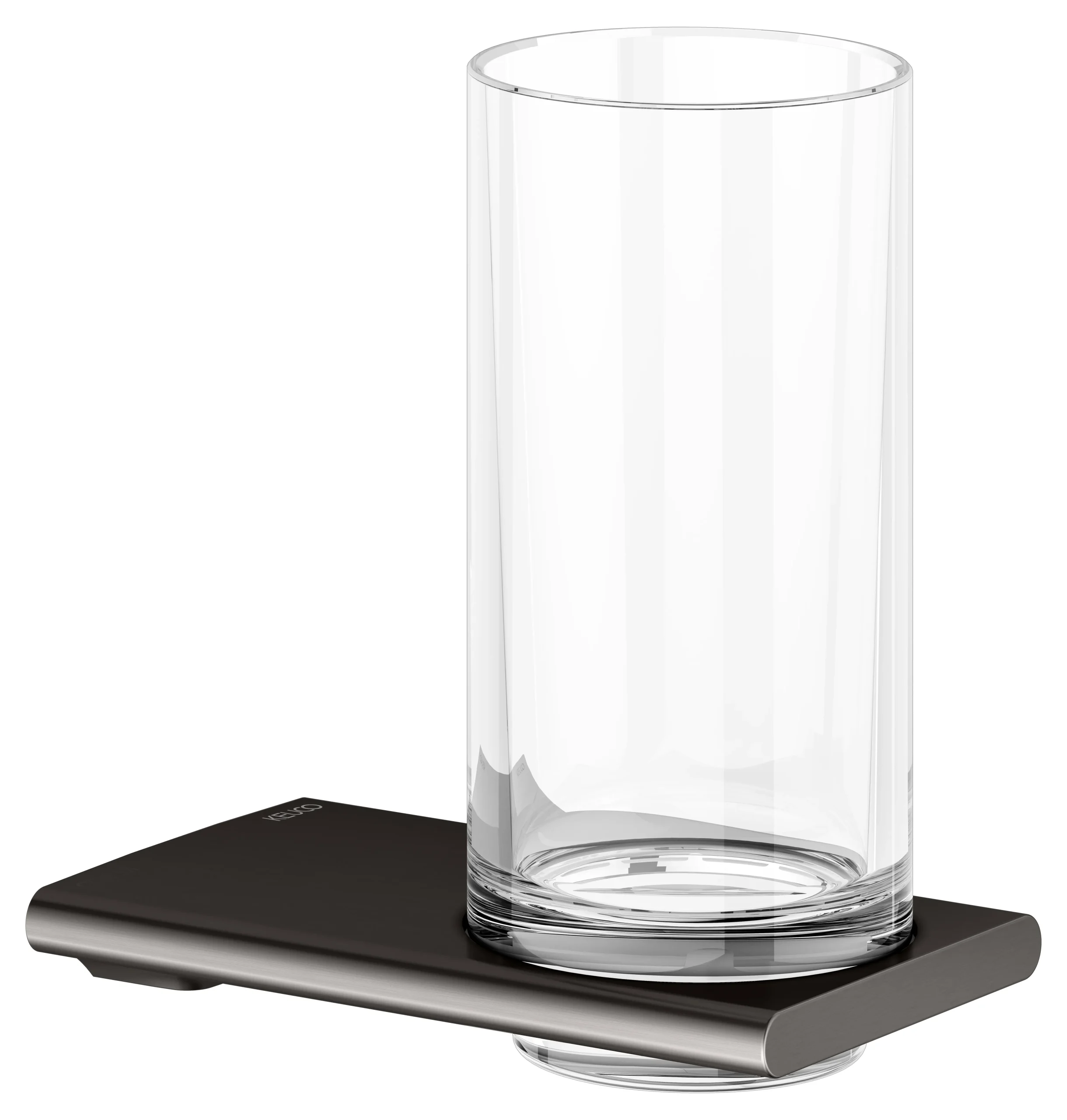 Edition 400 Glashalter Titanschwarz gebürstet