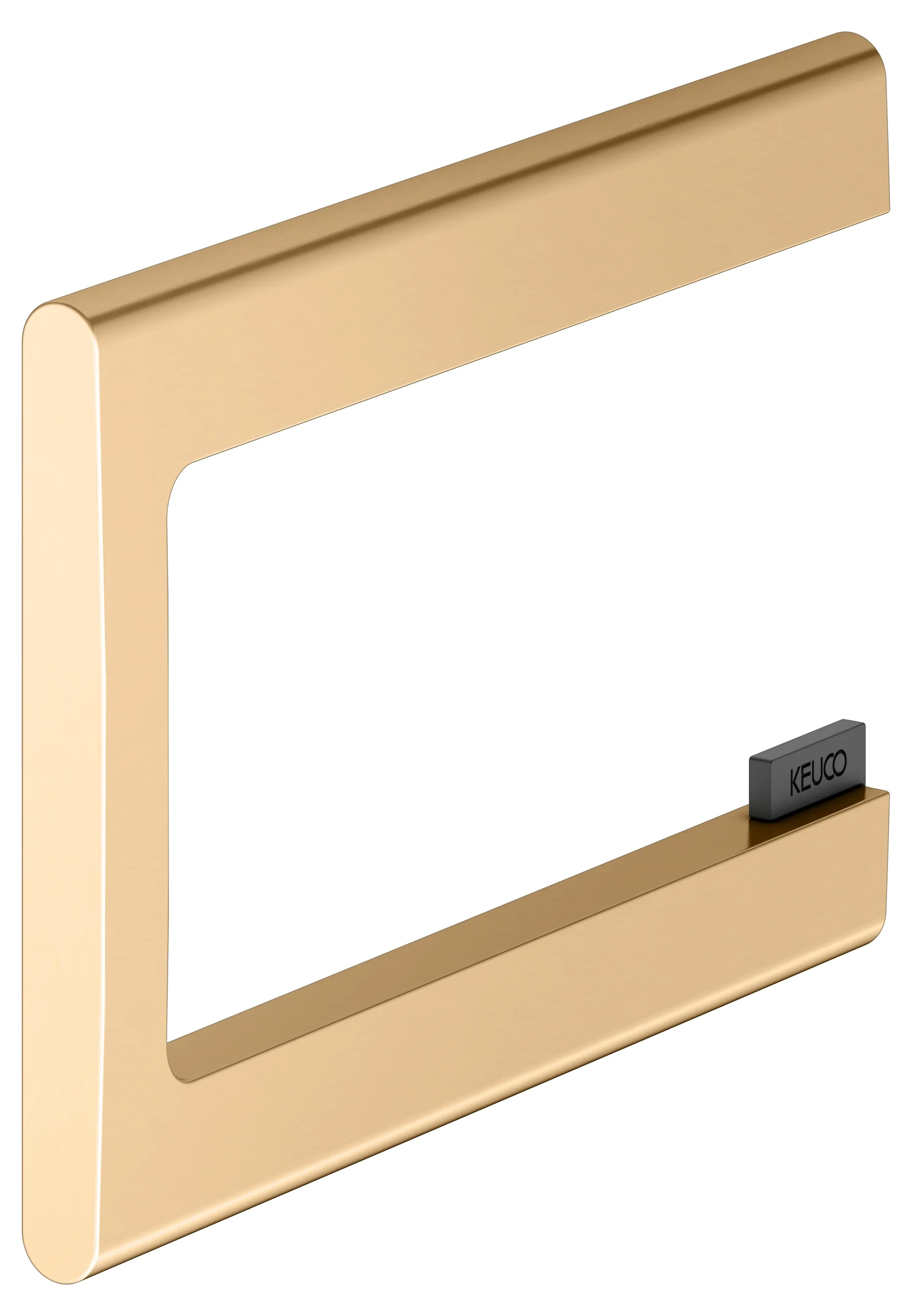 Edition 400 Toilettenpapierhalter Messing gebürstet