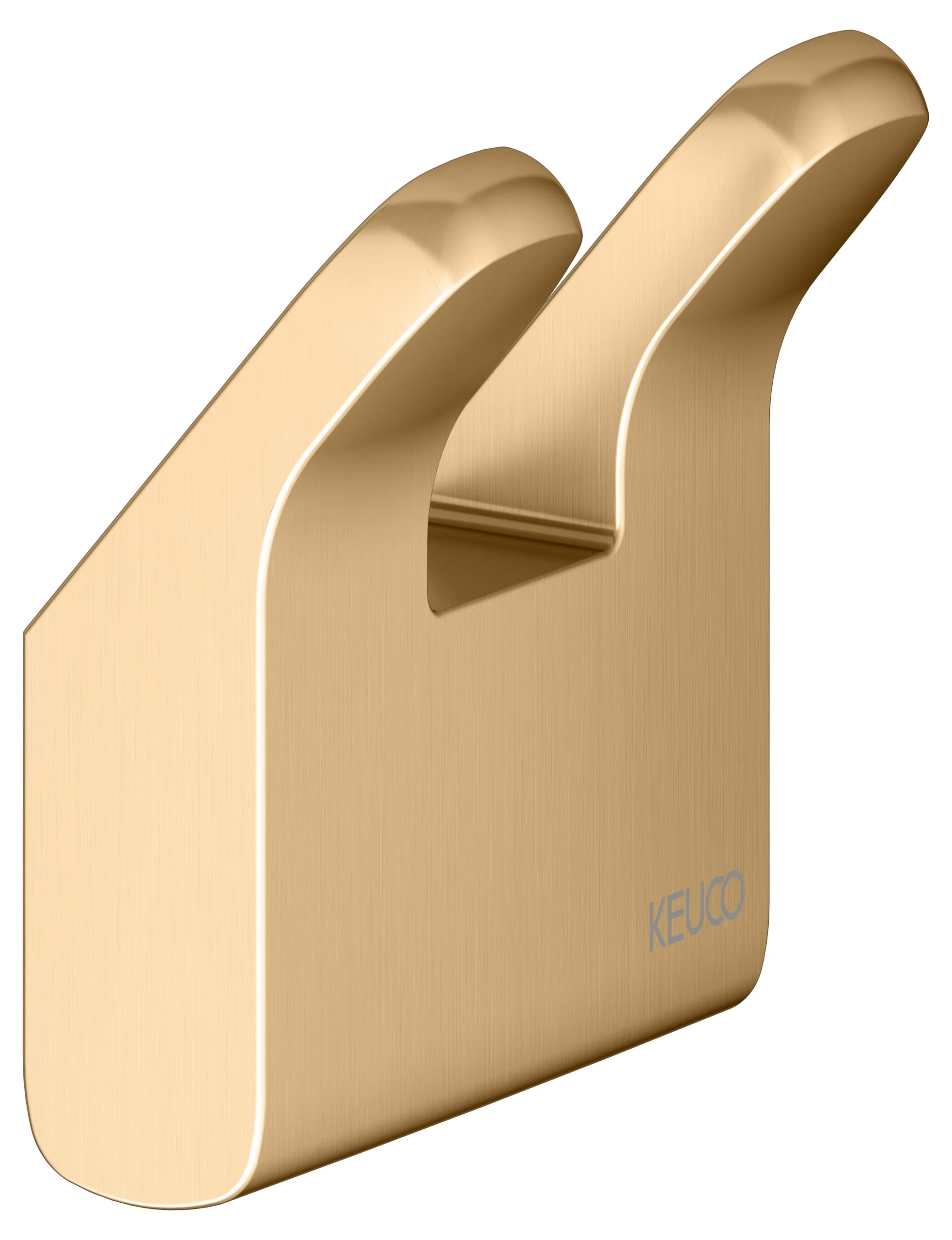 Collection Moll Handtuchhaken doppelt Messing gebürstet