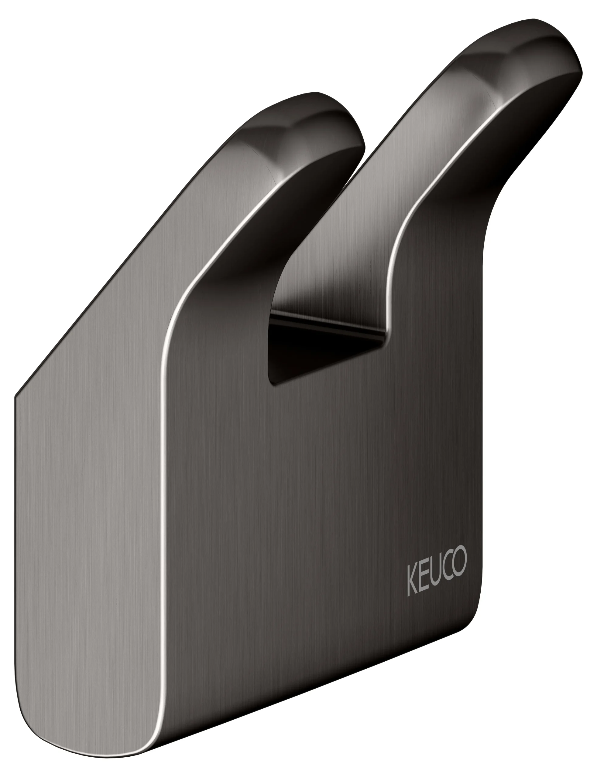 Collection Moll Handtuchhaken doppelt Titanschwarz gebürstet