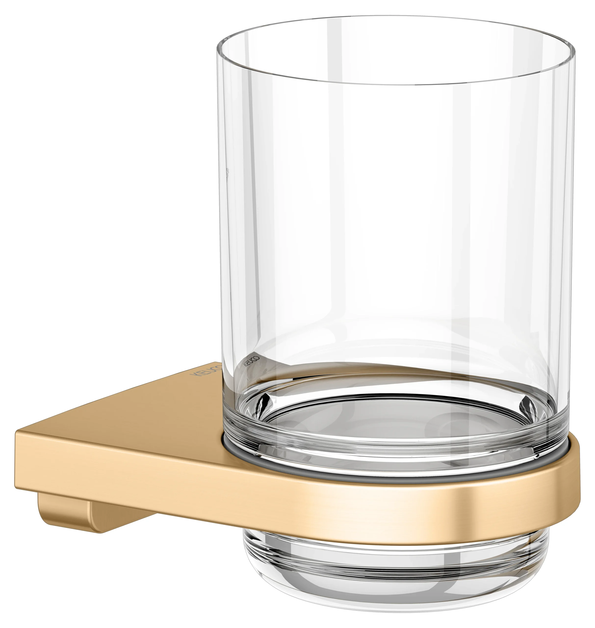 Collection Moll Glashalter Messing gebürstet