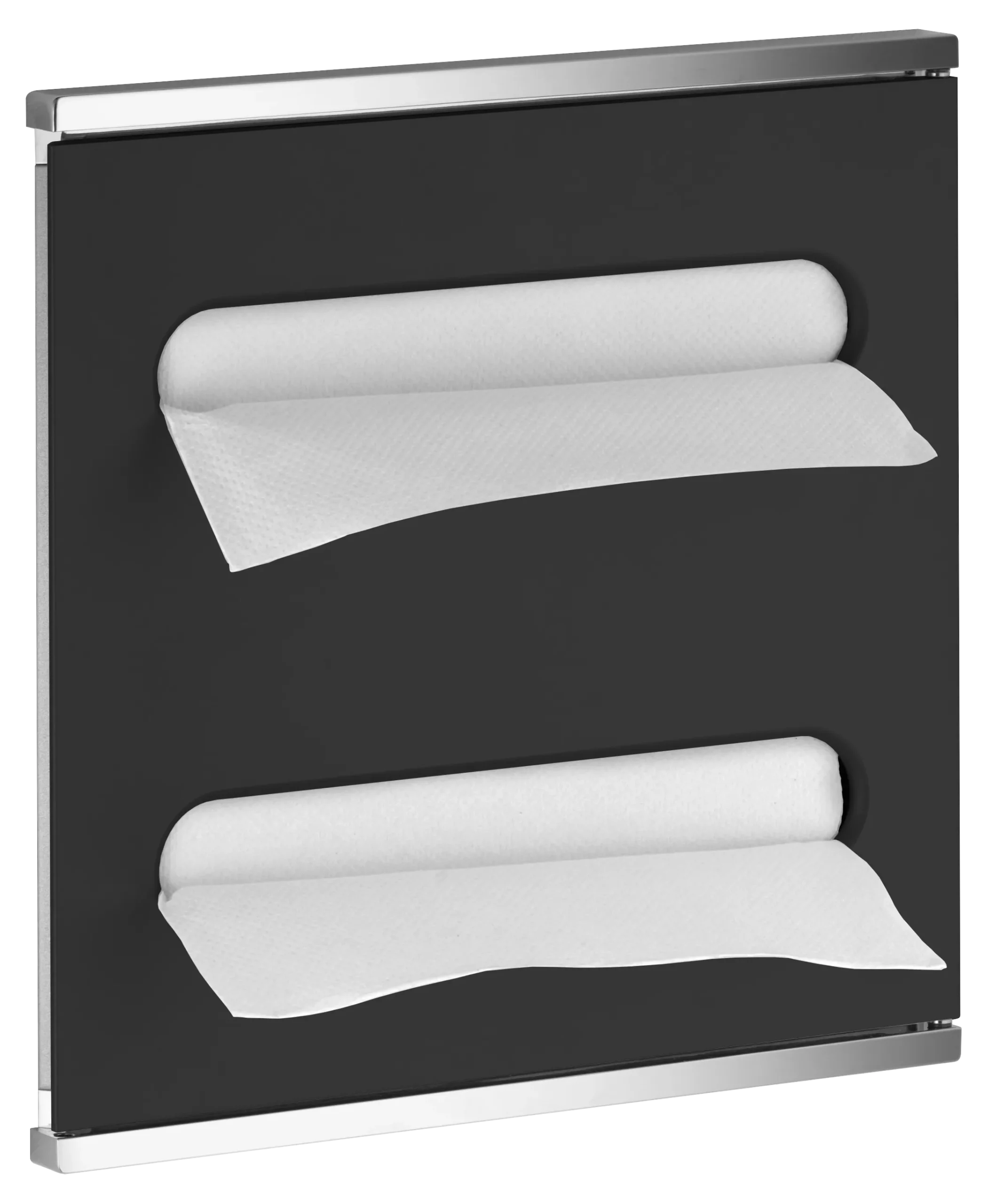 Plan Integral Modul Waschtisch 2 Anschlag links 326 x 325 x 143 mm verchromt/schwarz