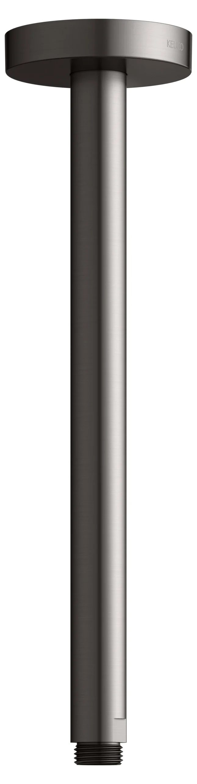 Brausen und Brausezubehör Brausearm Deckenanschluss 300 mm Titanschwarz gebürstet