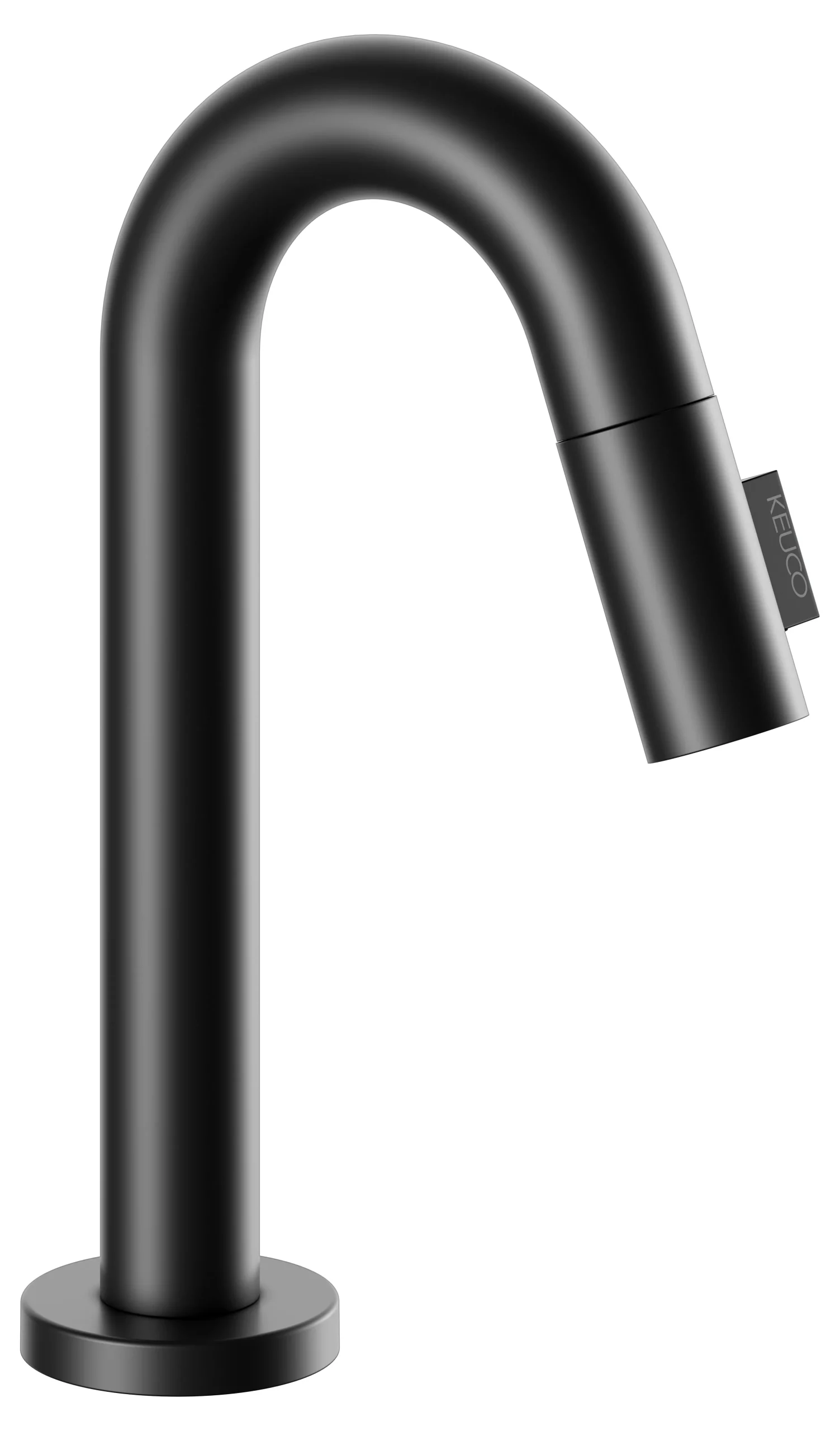 IXMO Standventil 110 ohne Zugstangen-Ablaufgarnitur IXMO Soft schwarz matt