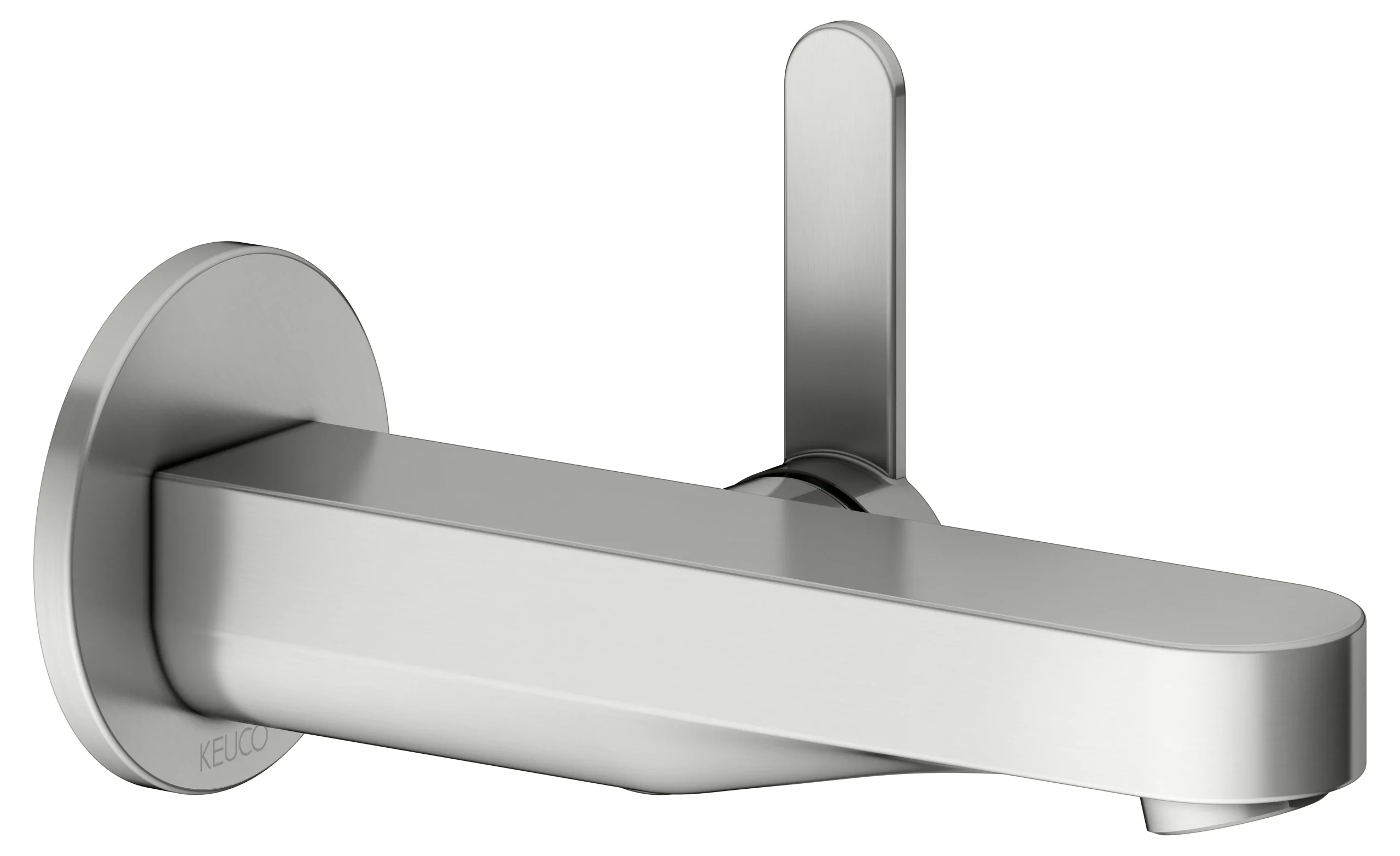 IXMO Einhebel-Waschtischmischer UP Ausladung 165 mm/IXMO Flat Edelstahl-finish