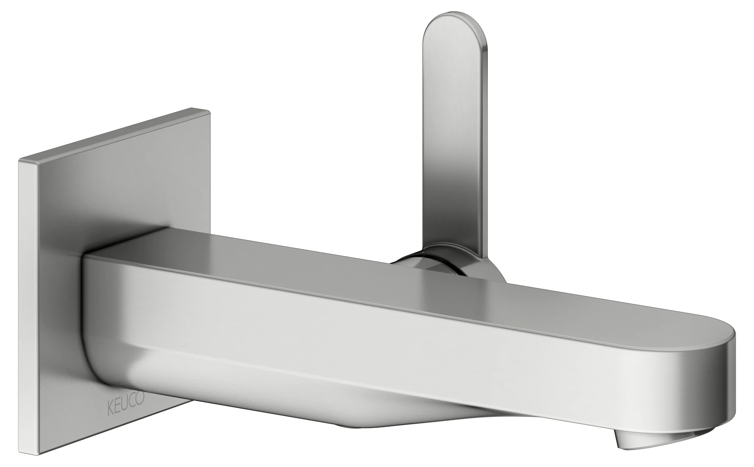 IXMO Einhebel-Waschtischmischer UP Ausladung 165 mm/IXMO Flat Edelstahl-fin.