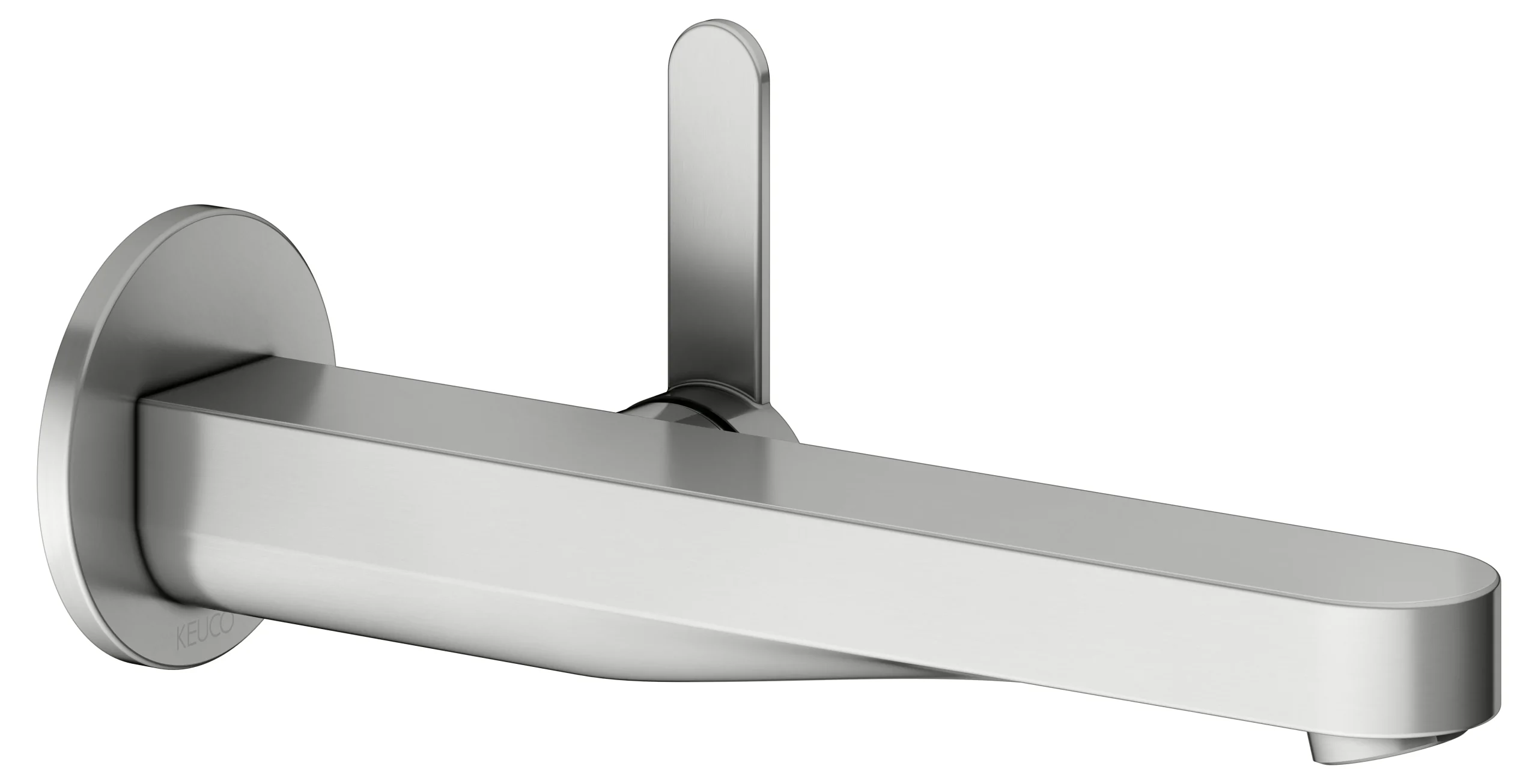 IXMO Einhebel-Waschtischmischer UP Ausladung 225 mm/IXMO Flat Edelstahl-finish