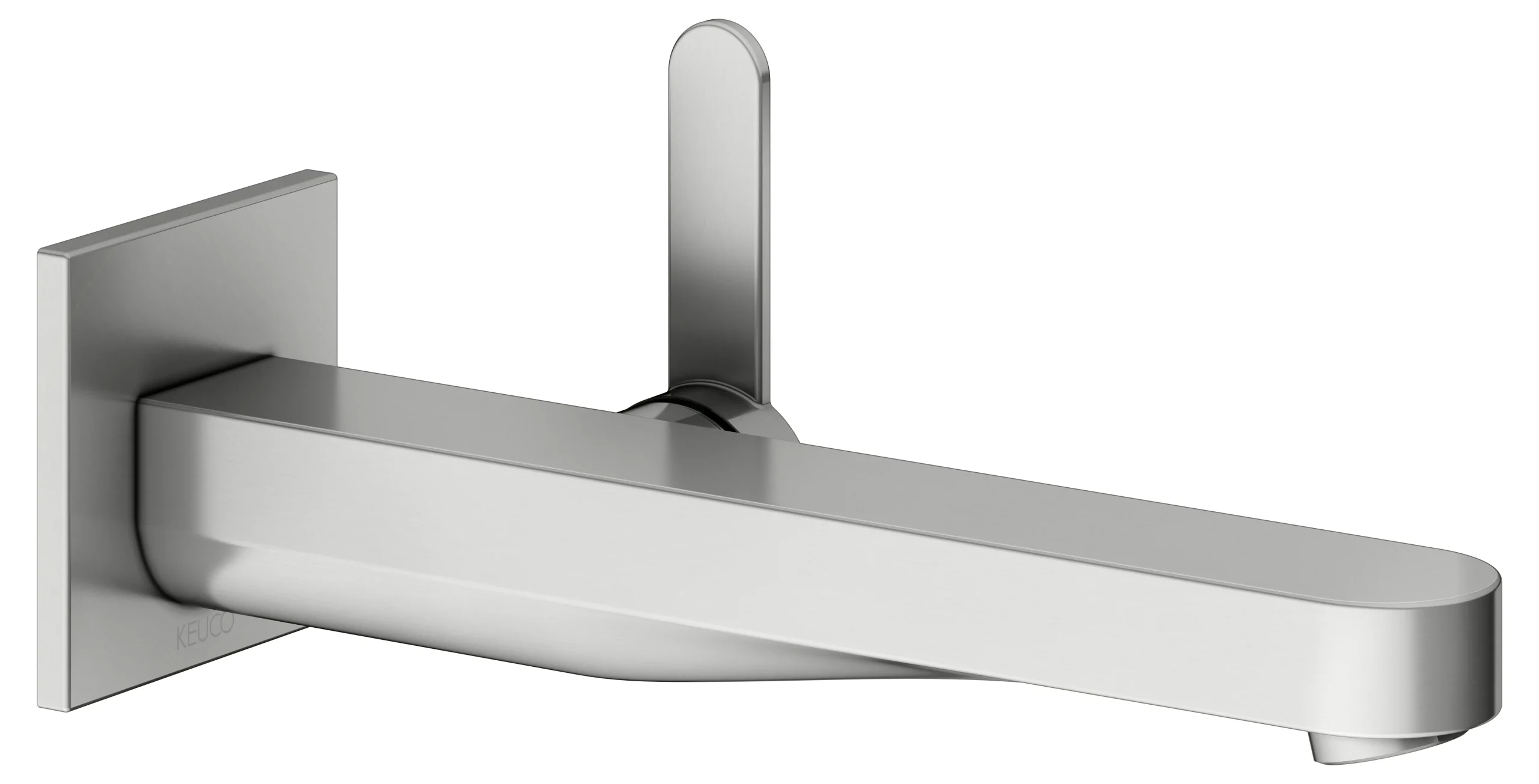 IXMO Einhebel-Waschtischmischer UP Ausladung 225 mm/IXMO Flat Edelstahl-fin.