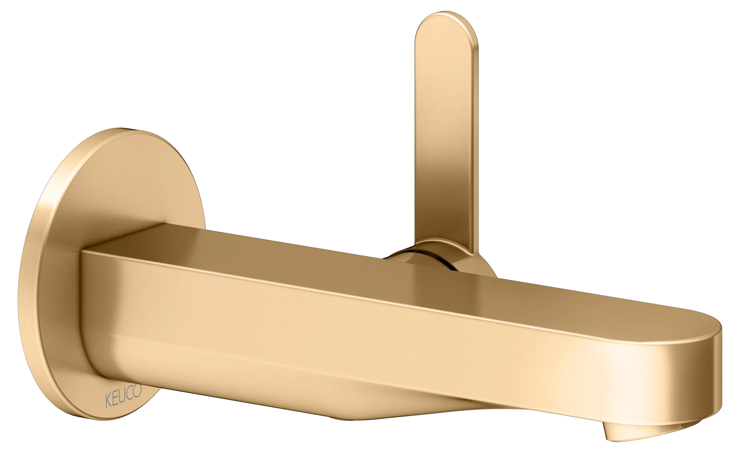 IXMO Einhebel-Waschtischmischer UP Ausladung 165 mm/IXMO Flat Messing gebürstet