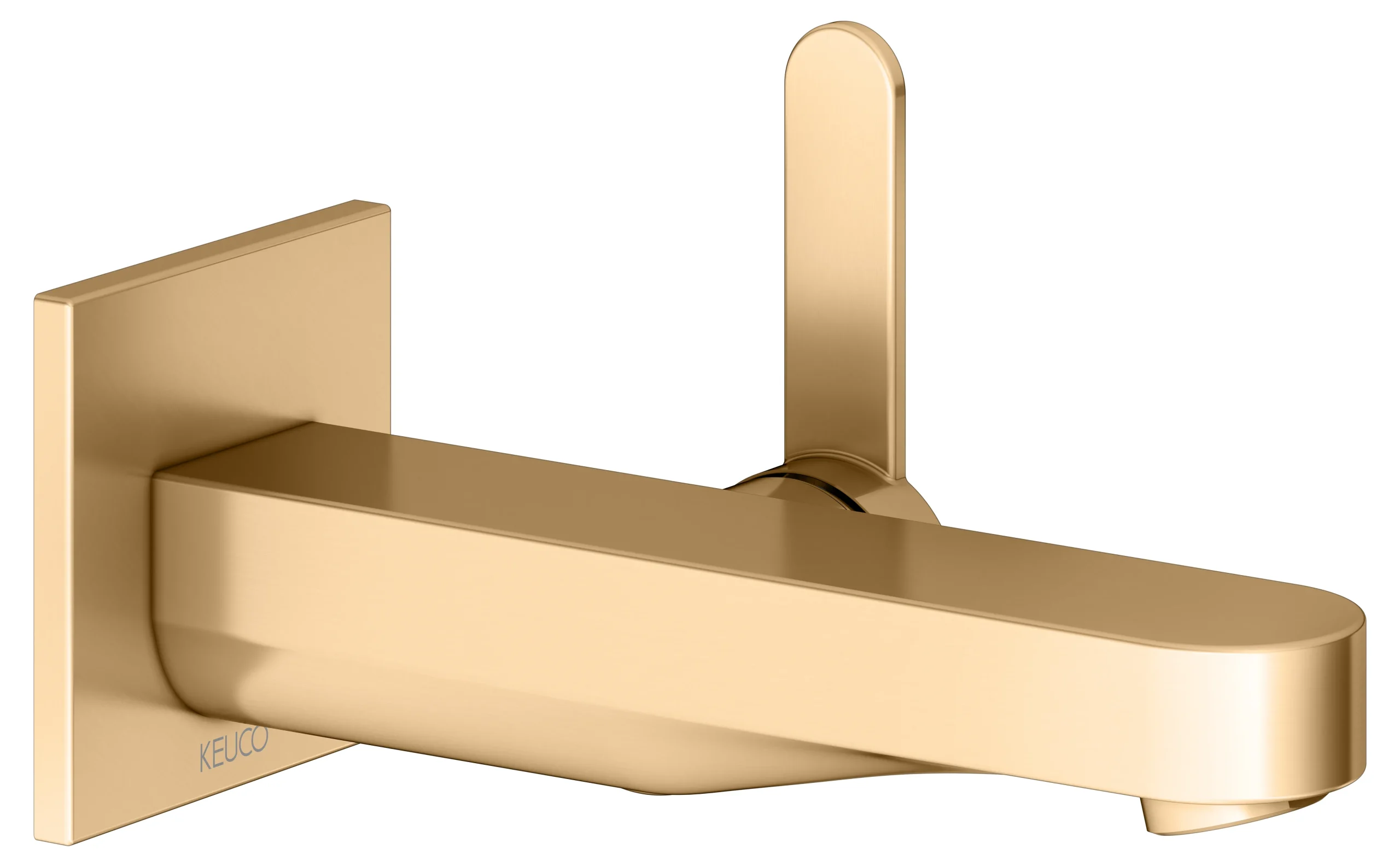 IXMO Einhebel-Waschtischmischer UP Ausladung 165 mm/IXMO Flat Messing geb.