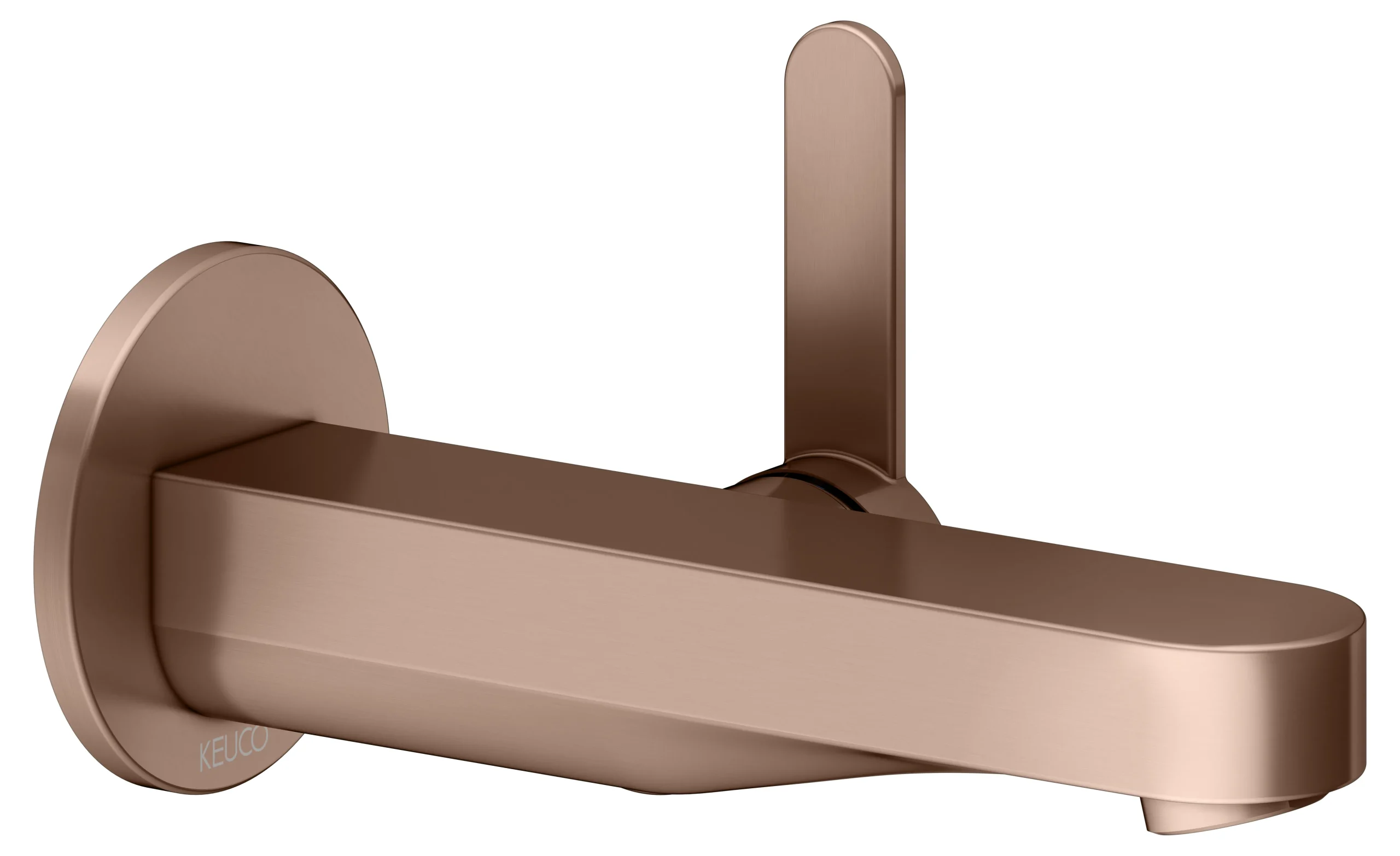 IXMO Einhebel-Waschtischmischer UP Ausladung 165 mm/IXMO Flat Rotgold gebürstet