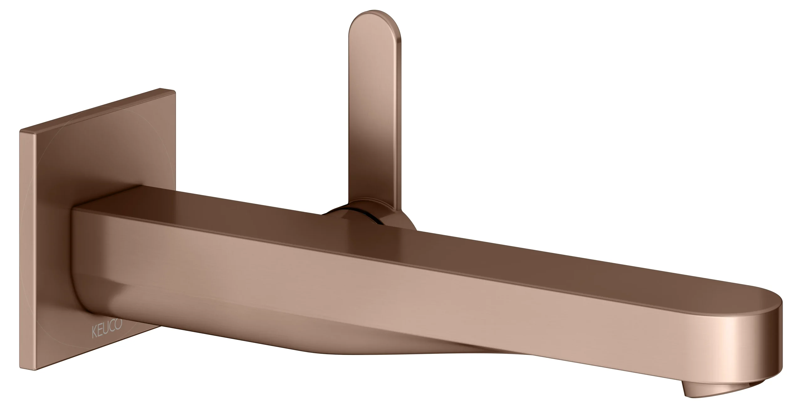 IXMO Einhebel-Waschtischmischer UP Ausladung 225 mm/IXMO Flat Rotgold geb.