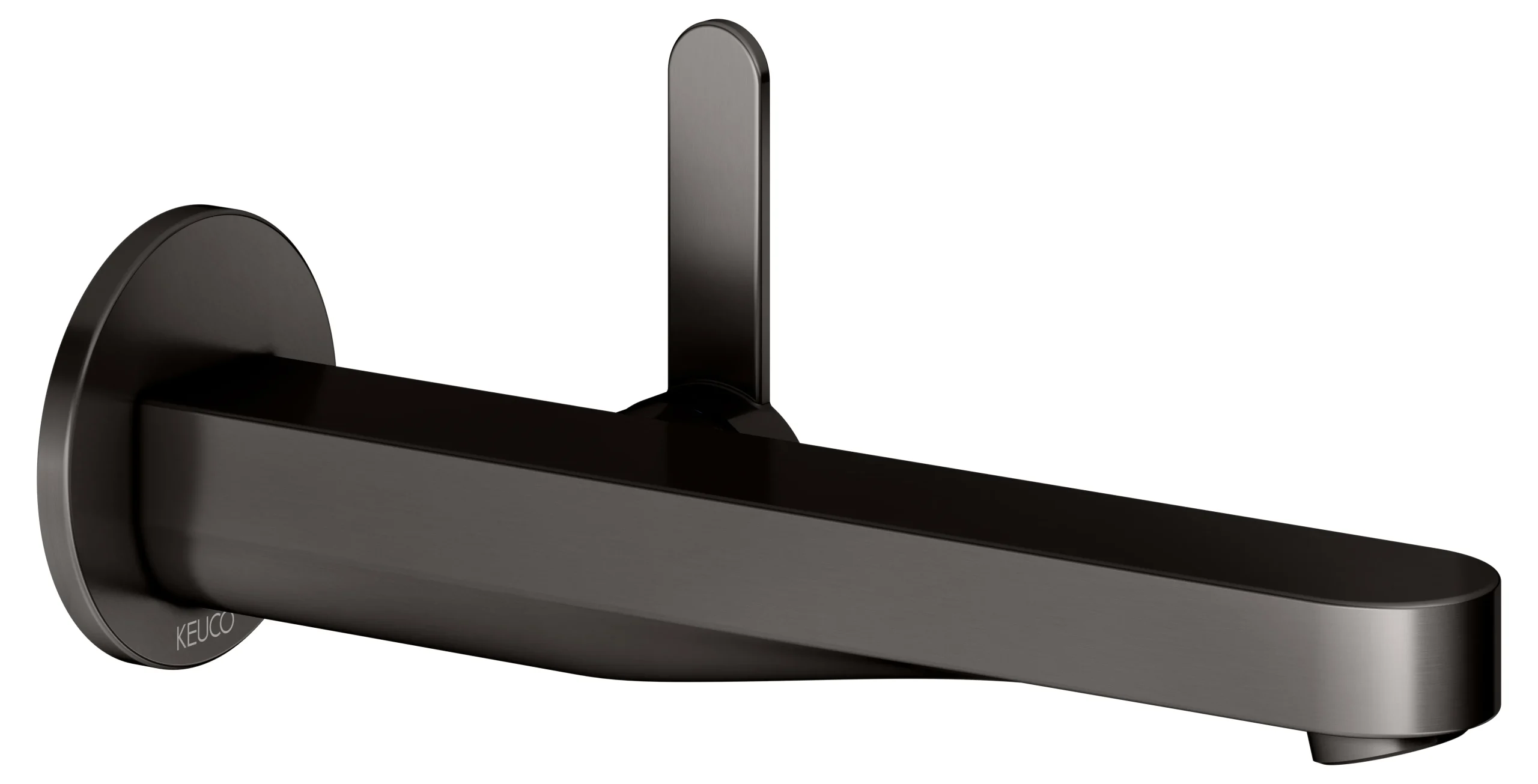 IXMO Einhebel-Waschtischmischer UP Ausladung 225 mm/IXMO Flat Titanschwarz gebürstet