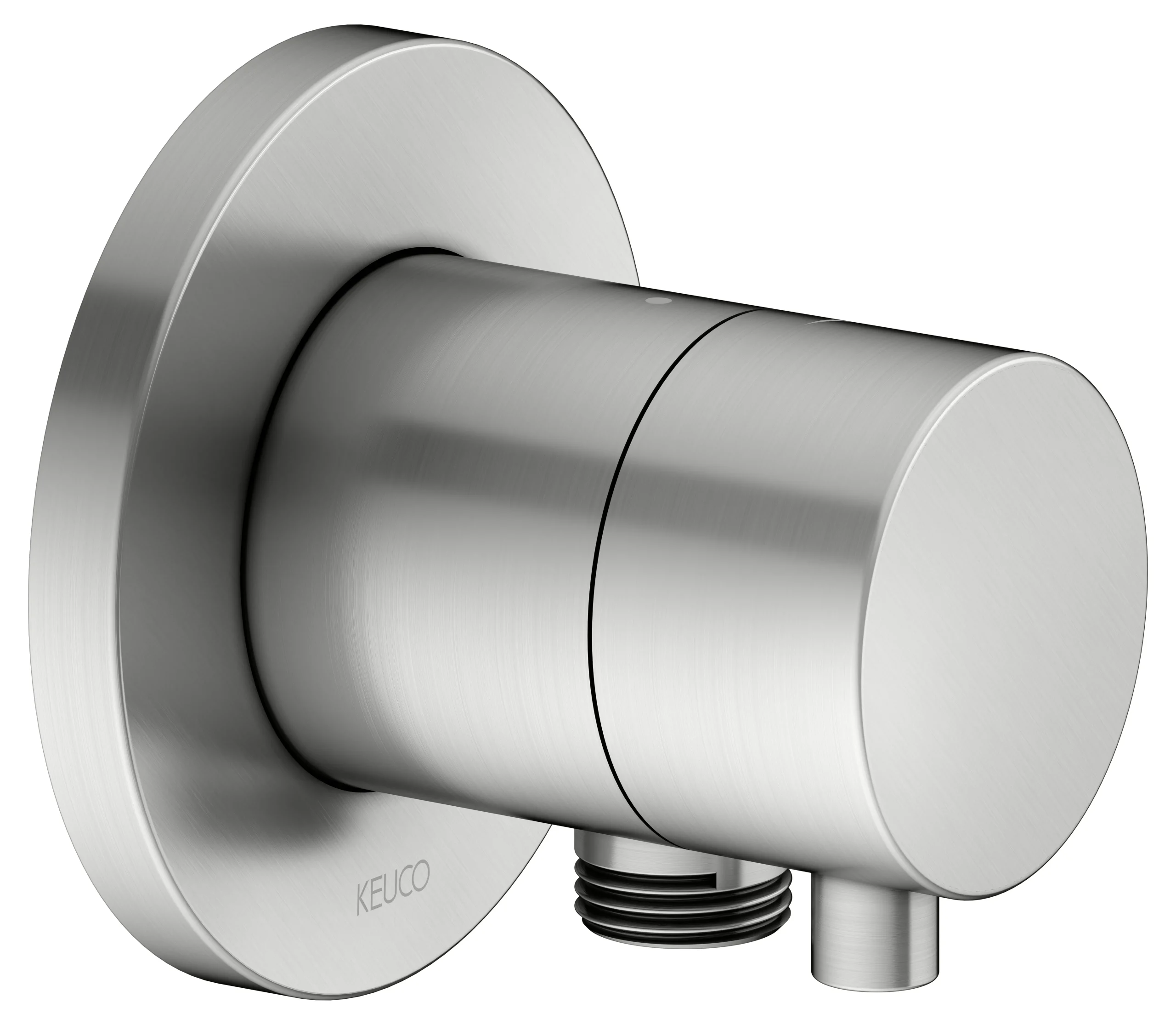 IXMO Absperrventil UP DN15 IXMO Comfort, rund Edelstahl-finish