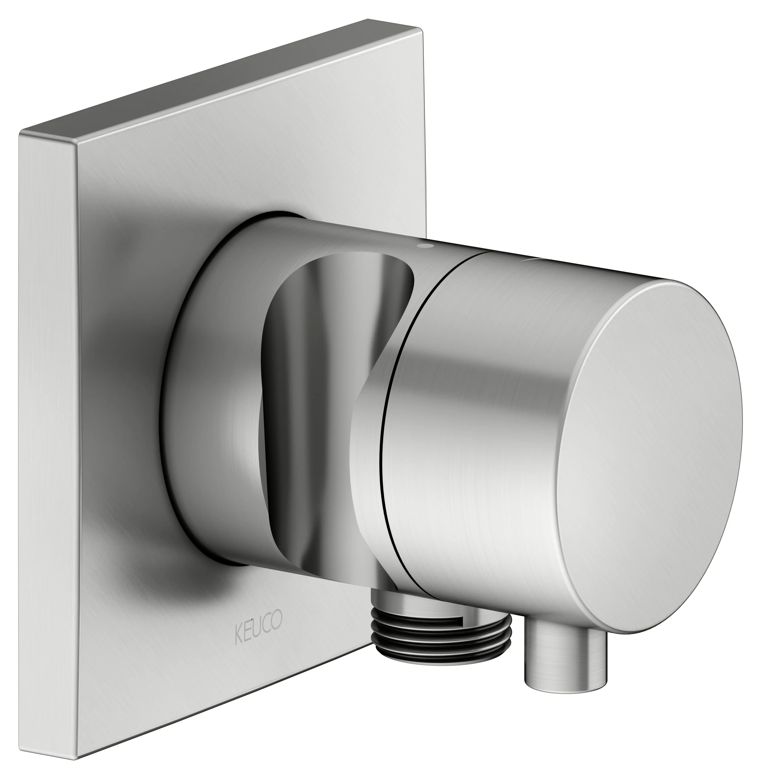 IXMO Absperrventil UP DN15 IXMO Comfort, eckig Edelstahl-fin.