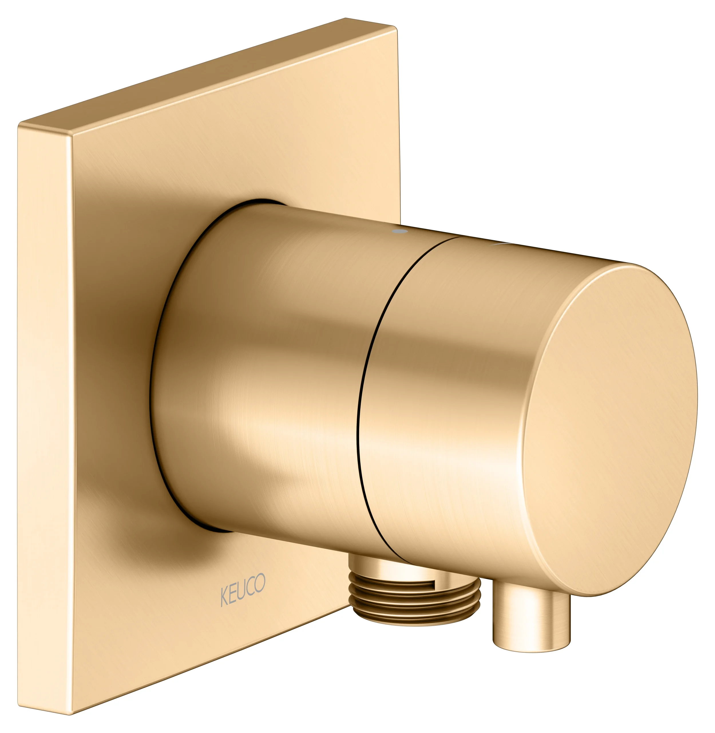 IXMO Absperrventil UP DN15 IXMO Comfort, eckig Messing geb.