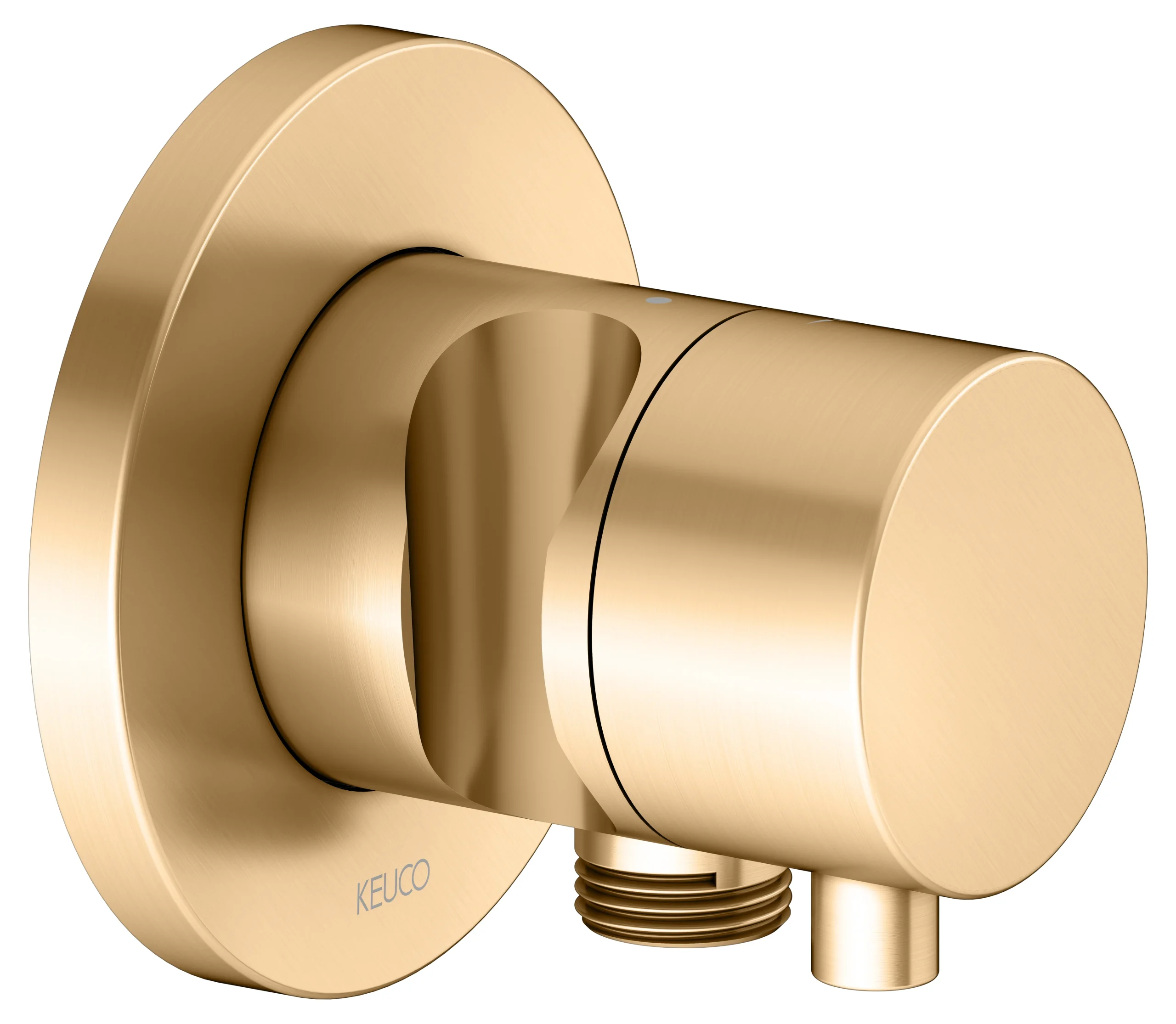 IXMO Absperrventil UP DN15 IXMO Comfort, rund Messing gebürstet